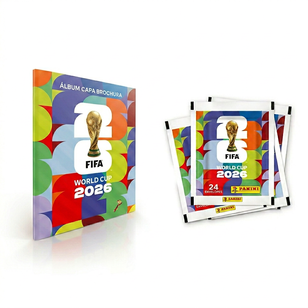 Álbum Brochura + 24 Envelopes — FIFA 2026™