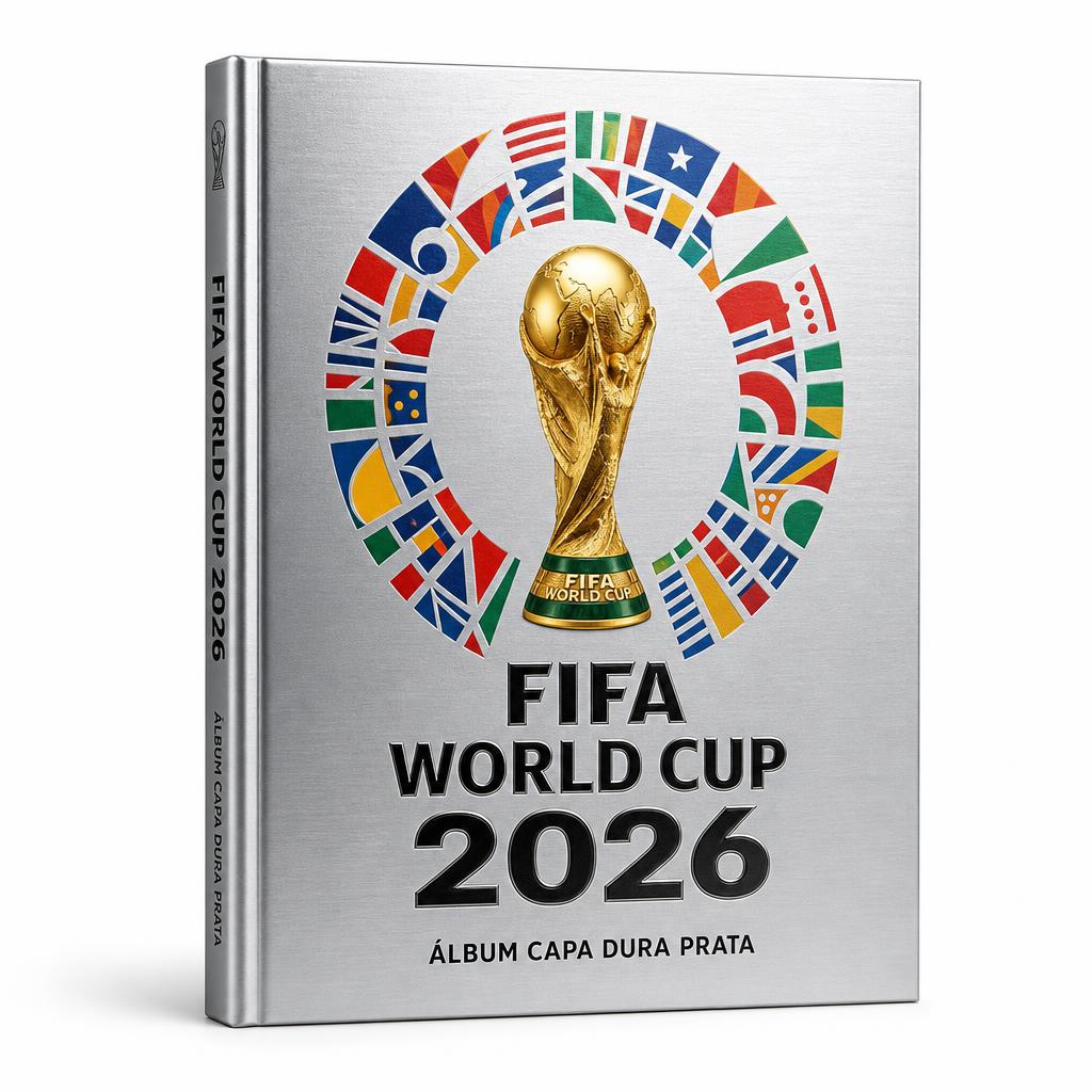 Álbum Capa Dura Prata — FIFA World Cup 2026™