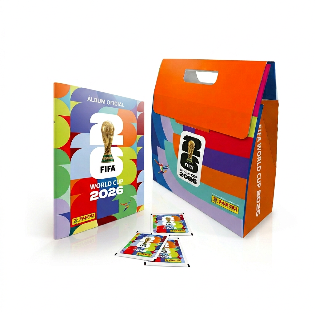 BOX Sacola — Álbum + 30 Envelopes — FIFA 2026™